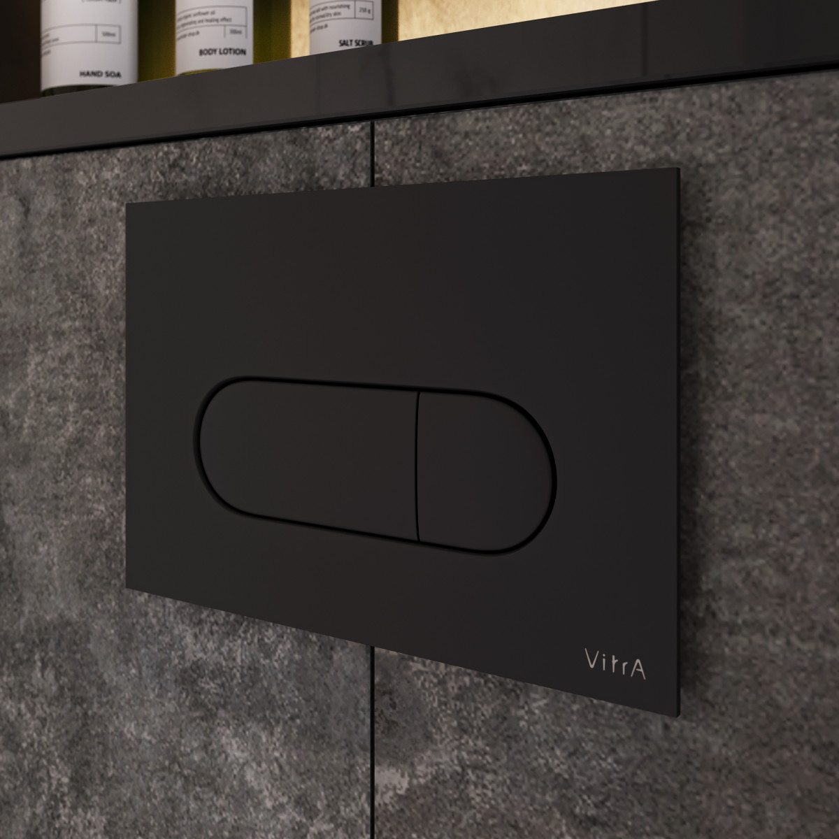 Инсталляция для унитаза VitrA V-Fix Core 800-1874 с кнопкой матовой черной