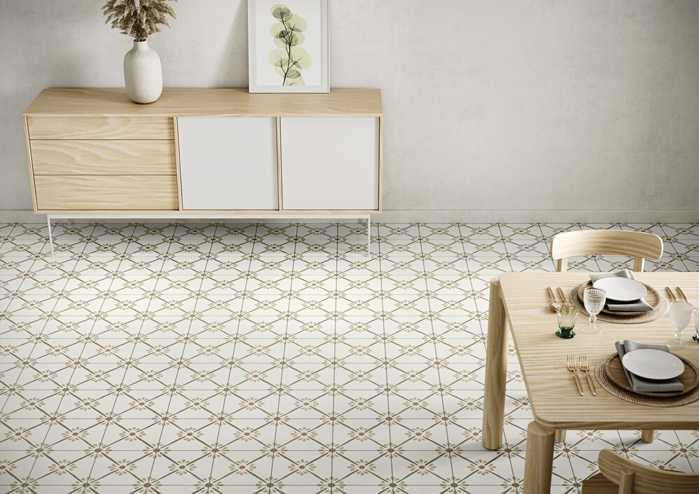Керамогранит 37788 Provenza Green Flower/22,3 22,3x22,3