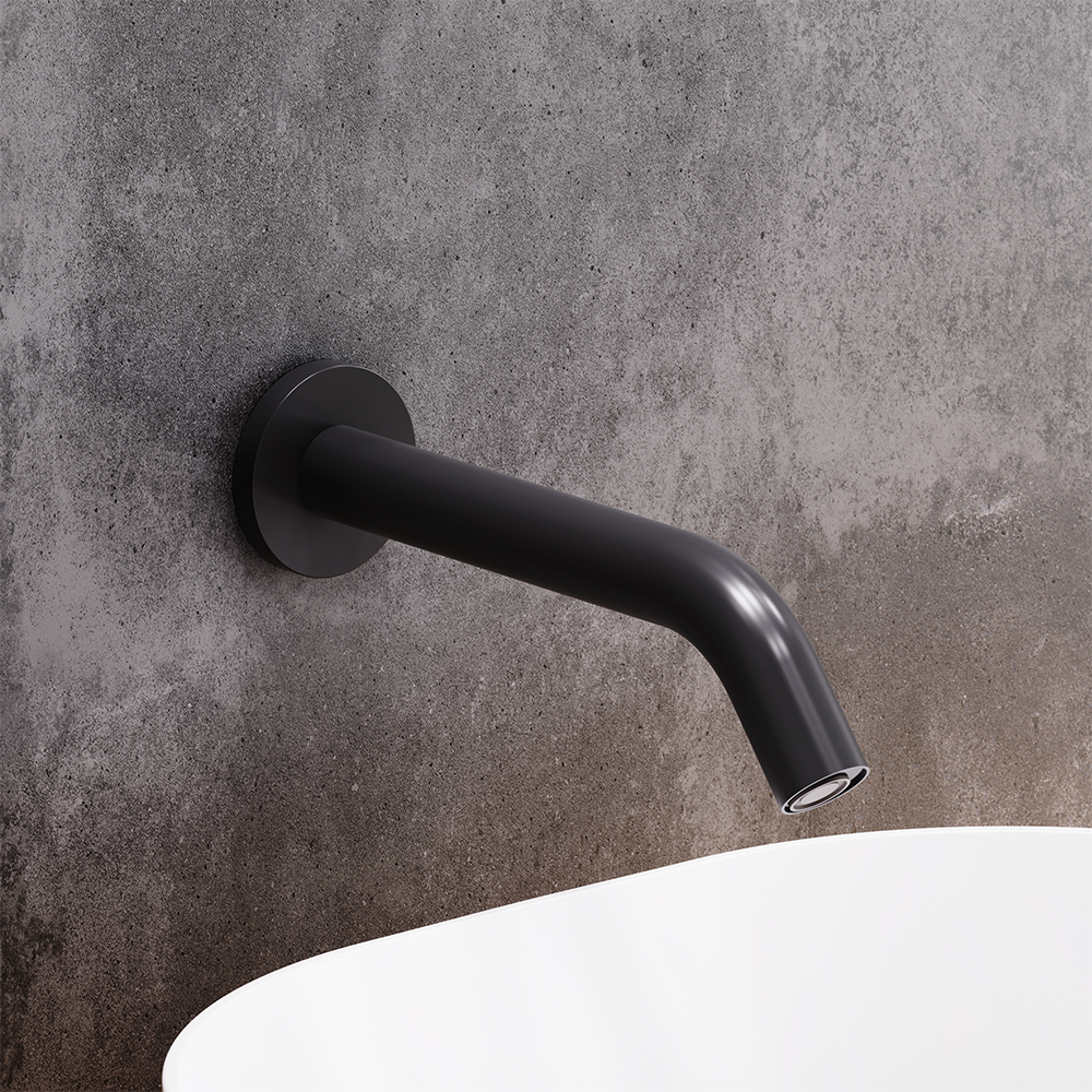 360270300 Scandinavian Pure сенсорный смеситель для умывальника, встраиваемый, чёрный