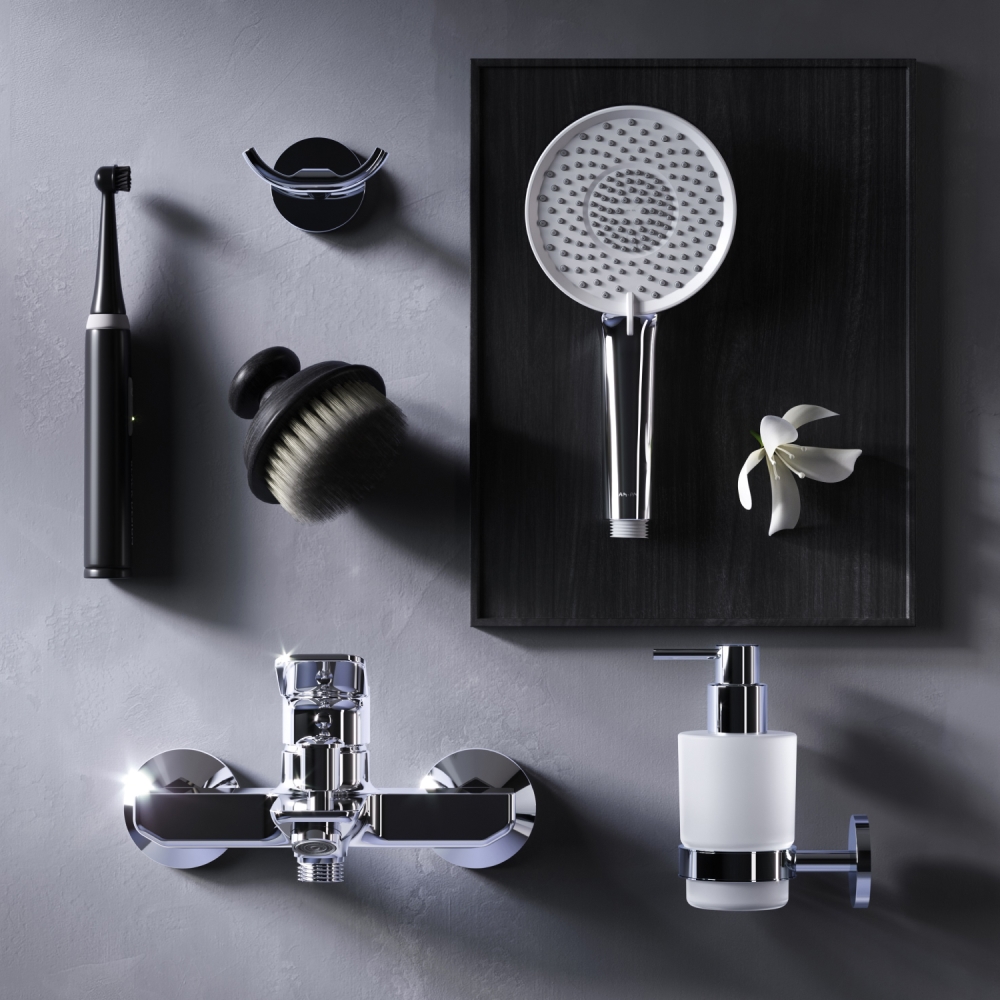 F85A10000 X-Joy, смеситель для ванны и душа излив 164 мм, хром, шт