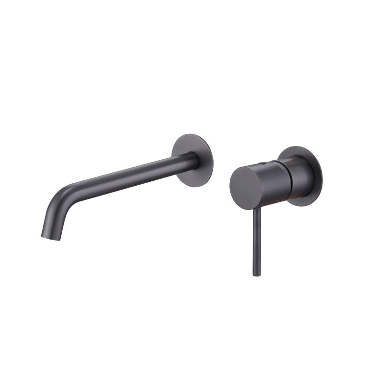 Смеситель для раковины imex monza glm039/bgm black gun metal pvd