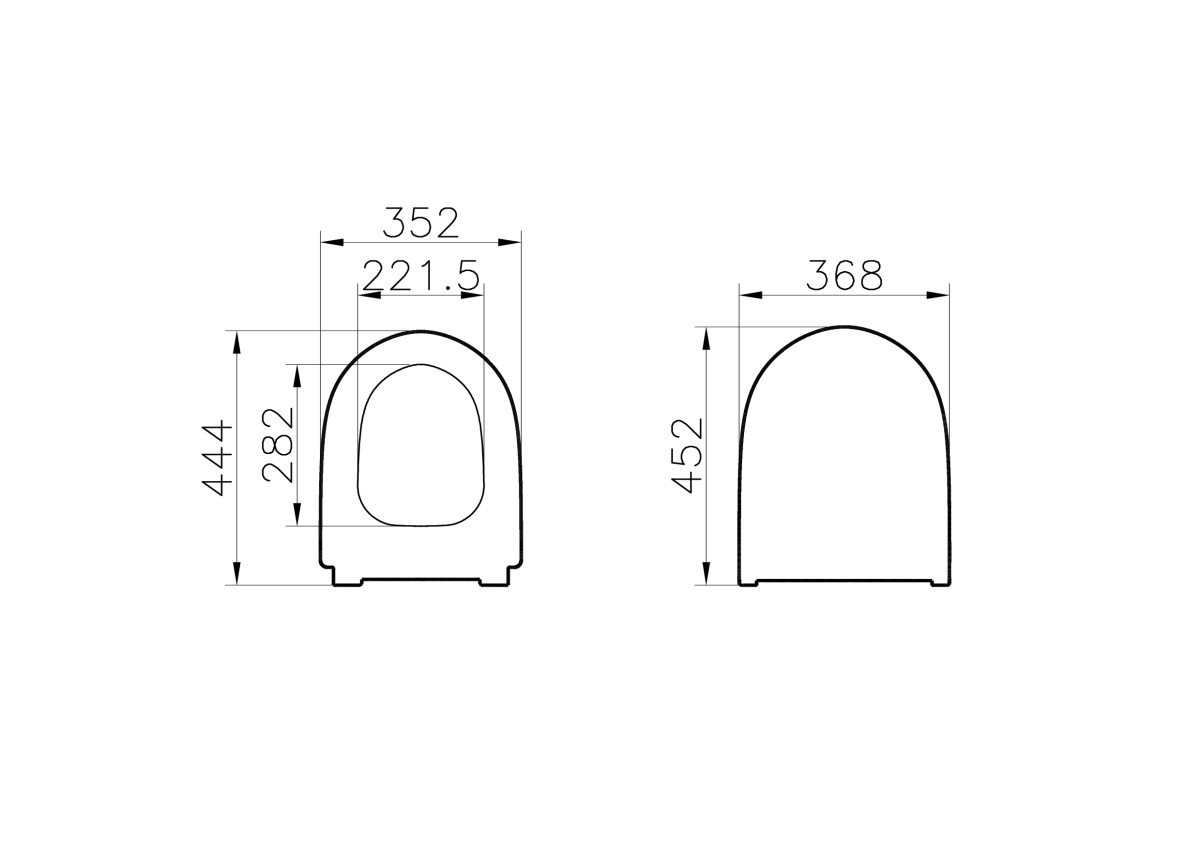 Инсталляция с унитазом VitrA Sento 9830B003-7207 комплект 4 в 1 с сиденьем микролифт безободковый цвет клавиши матовый хром
