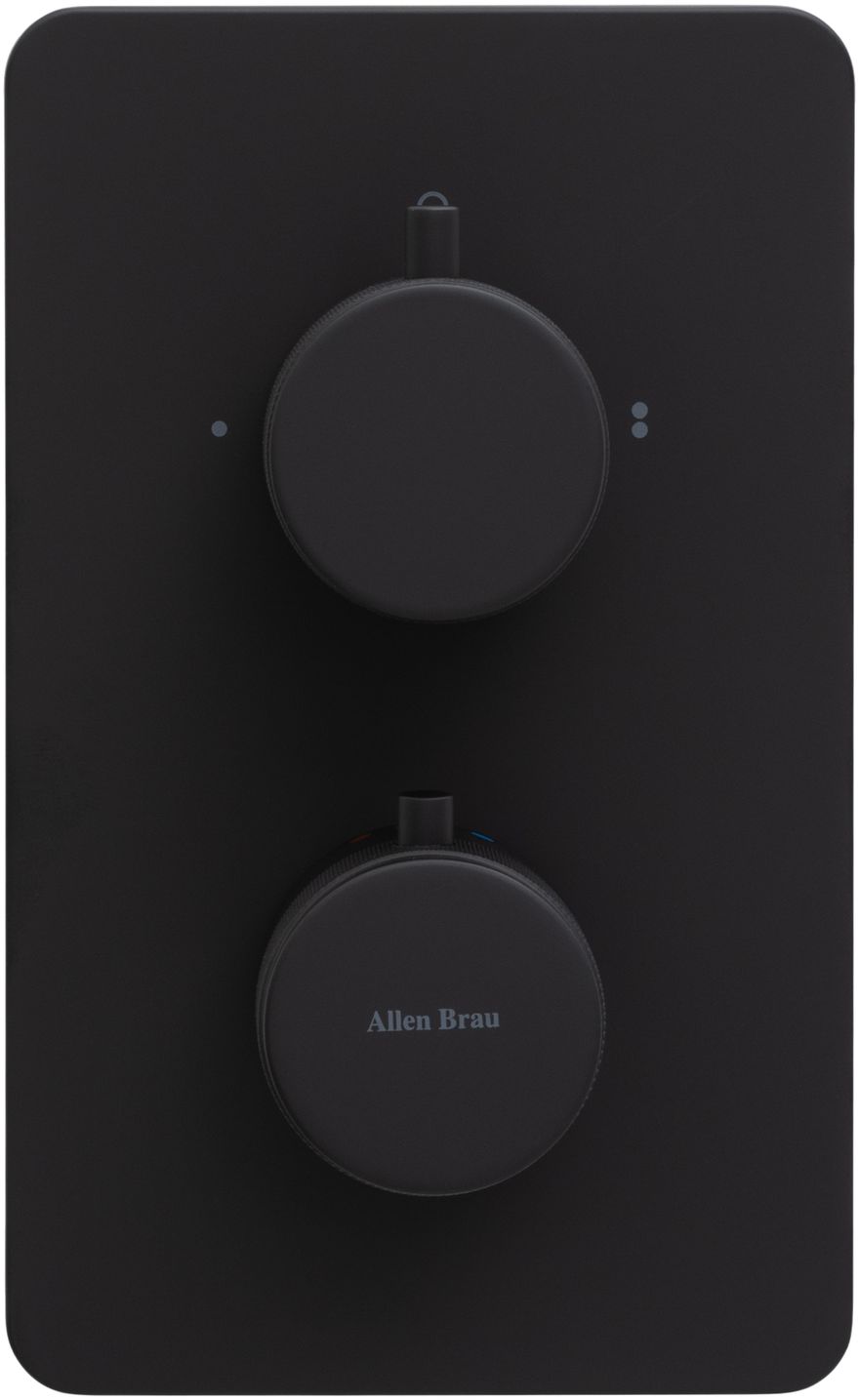 Смеситель для ванны Allen Brau Priority 5.31213-31 (с внутренней частью, 2 выхода) черный матовый