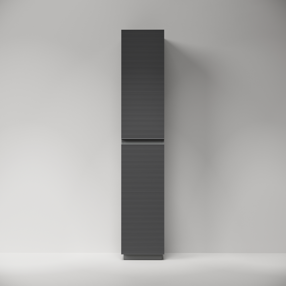 Шкаф-пенал напольный SANCOS Folk Floor, 350х350х1880 мм, цвет Grey soft, арт. PFL35FGS