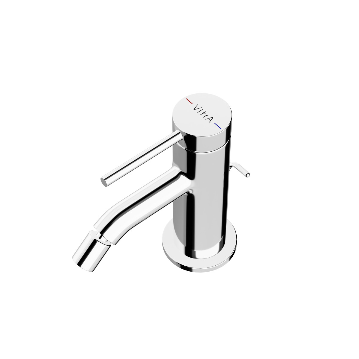 Смеситель для биде VitrA Minimax Round A43536EXP однорычажный хром латунь