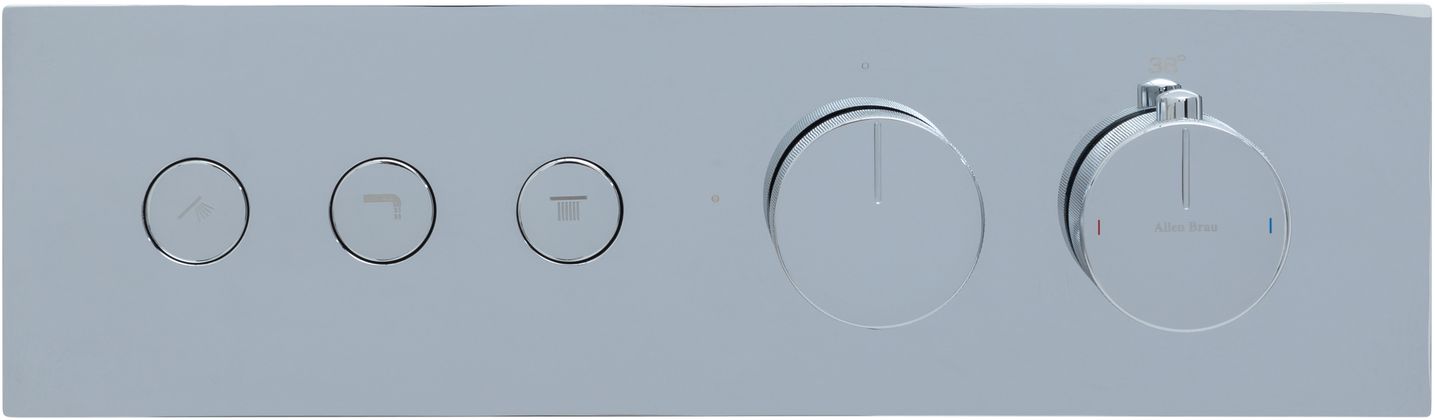 Смеситель для душа Allen Brau Liberty 5.33003-00 (с внутренней частью, 3 выхода) хром