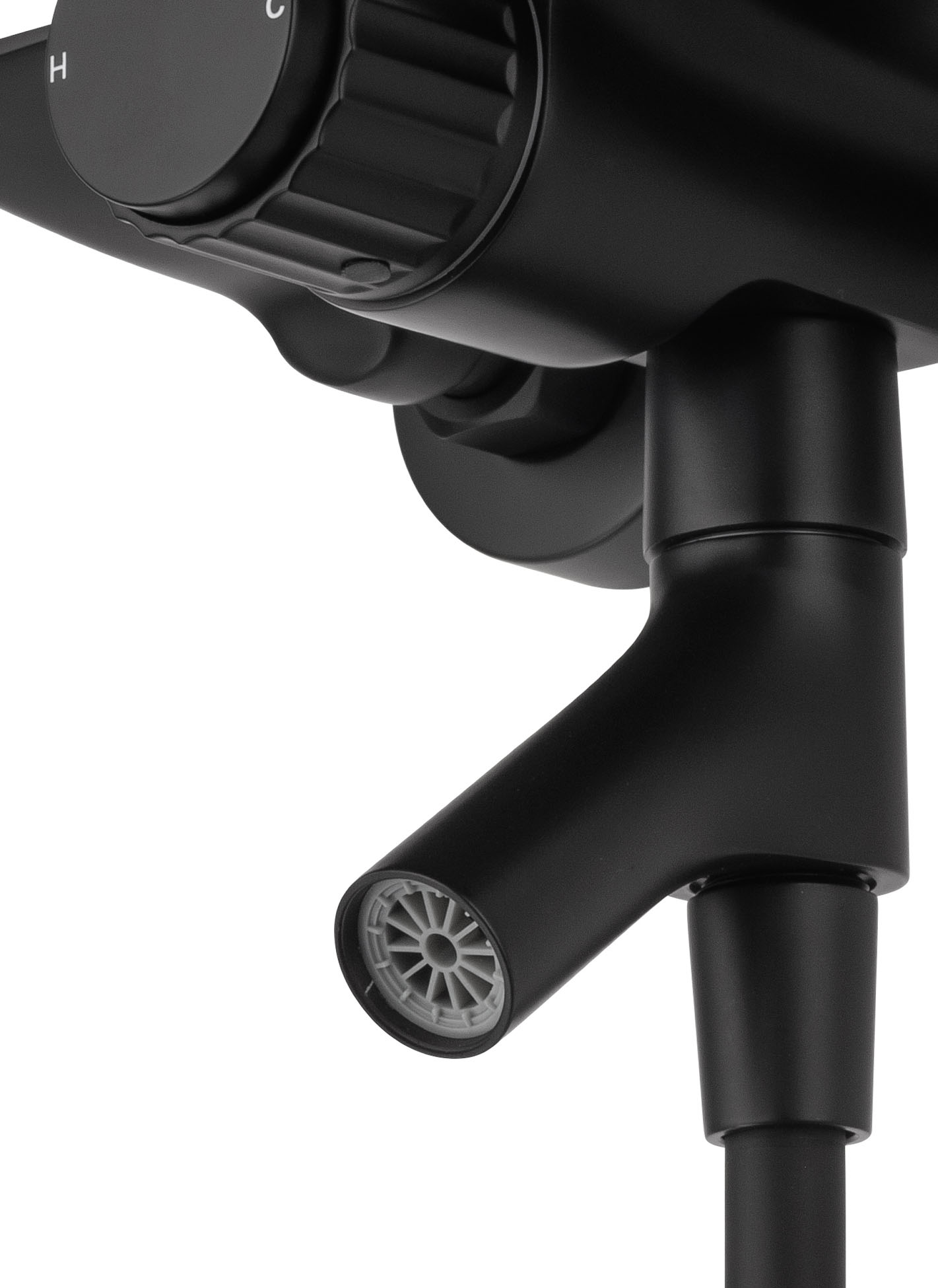 Смеситель для ванны с душем wonzon & woghand click, черный матовый (ww-fe05l221-mb)