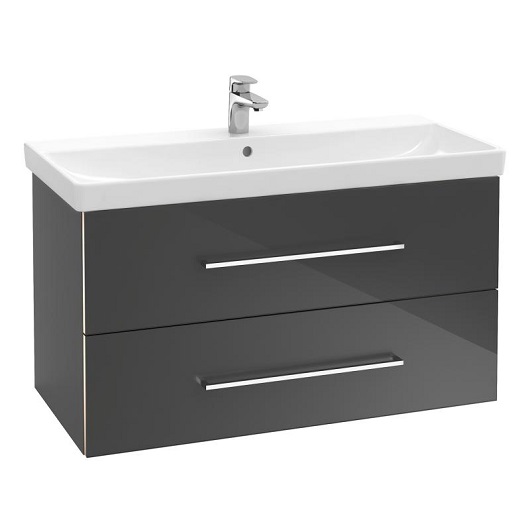 Раковина подвесная avento 800x470 белый глянцевый villeroy&boch