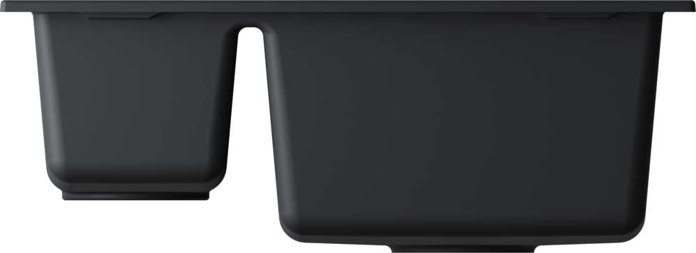 Кухонная мойка omoikiri bosen 59-2-bl tetogranit/черный 590 x 500 x 200