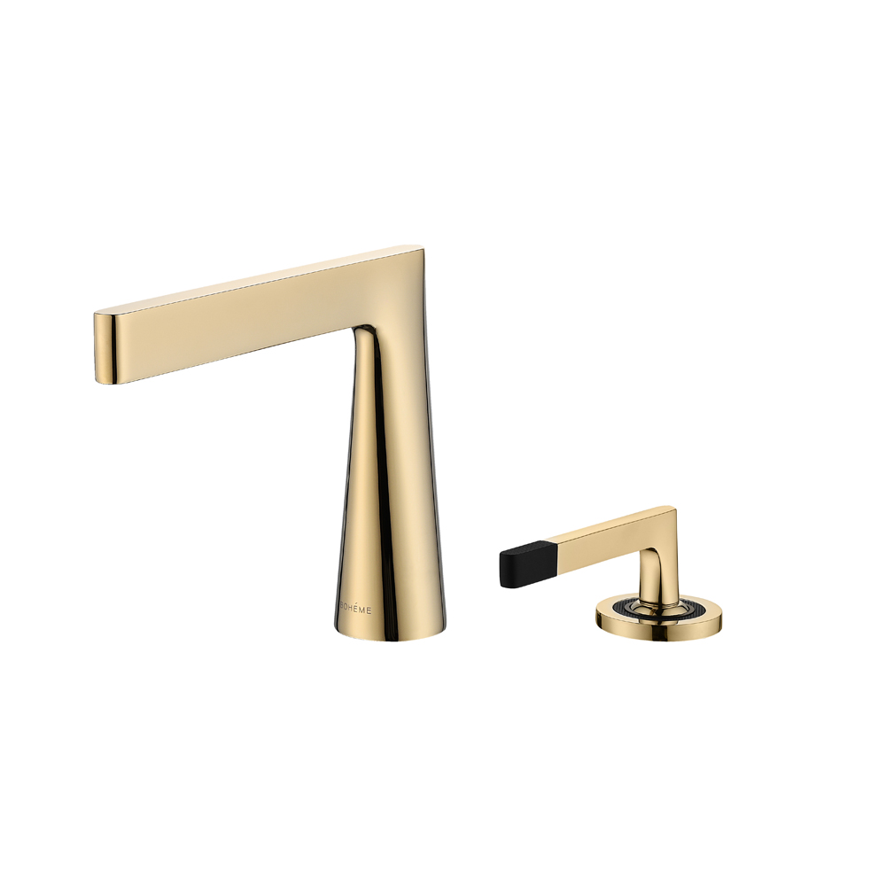 Смеситель boheme duo для раковины, 2х-позиционный gold