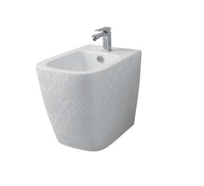 Биде напольное белый глянцевый 420x360x525 a16 artceram