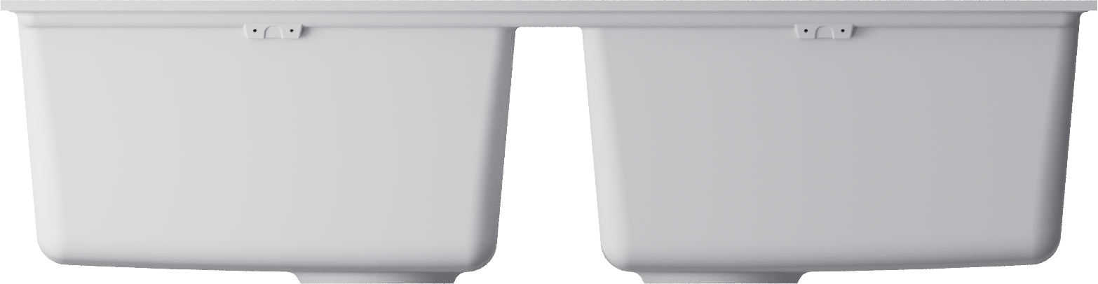 Кухонная мойка omoikiri kitagawa 83-2-u-wh artceramic/белый 836 x 488 x 200