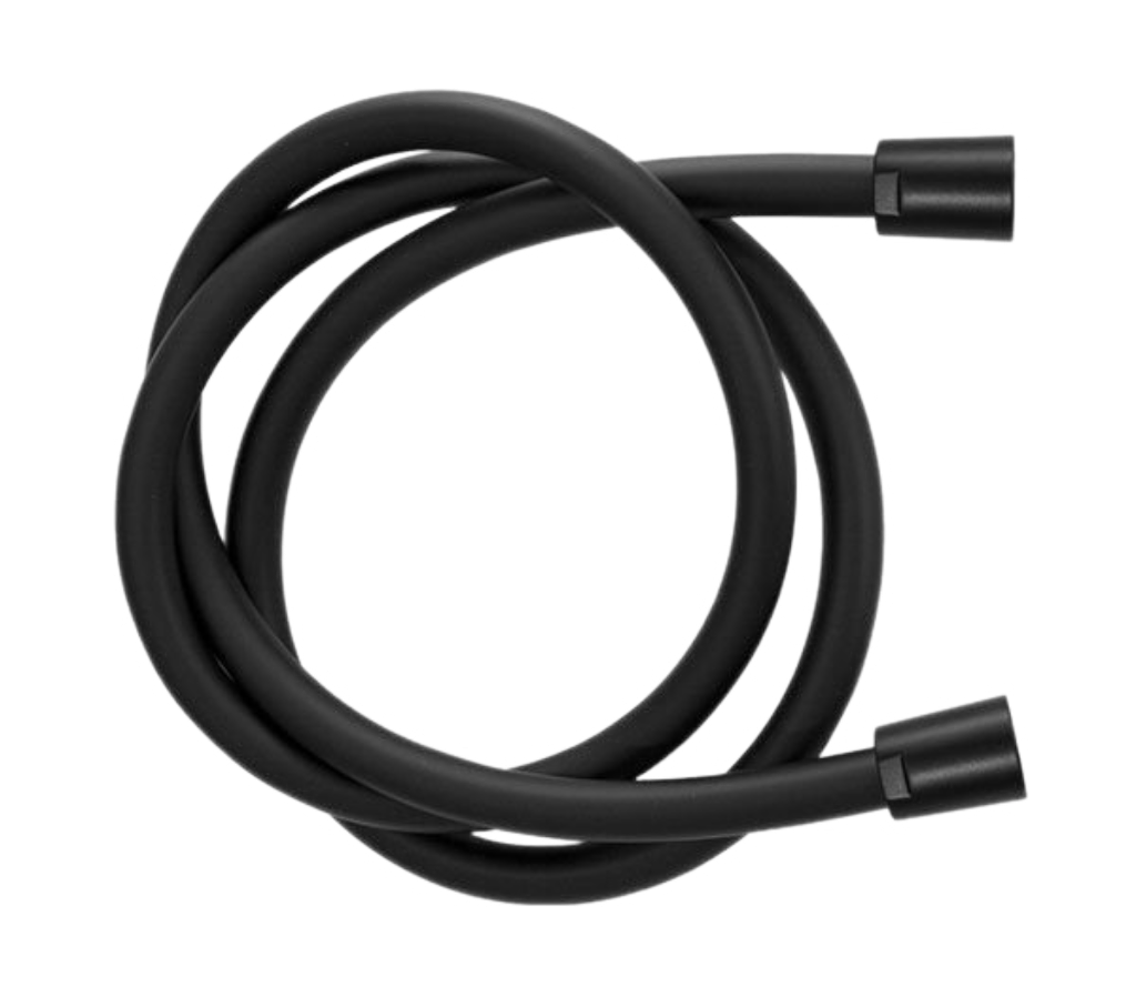 Шланг для душа пвх 150 см remer 332cn2g150no, черный матовый