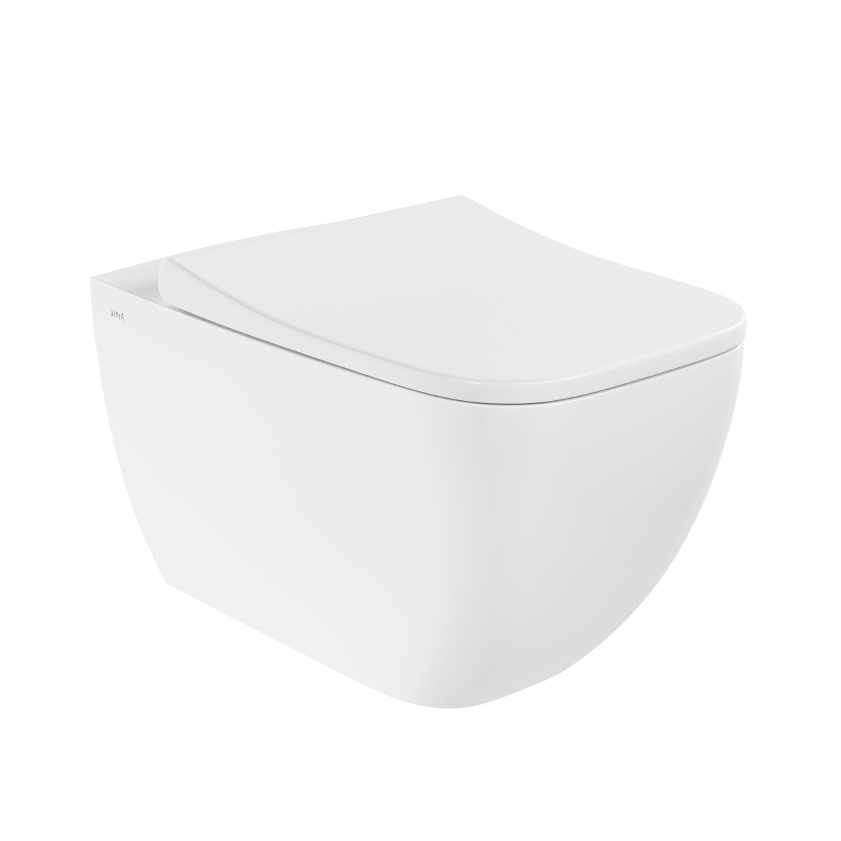 Инсталляция с унитазом VitrA Shift 9855B003-7206 комплект 4 в 1 с сиденьем микролифт безободковый Rim-ex цвет клавиши хром