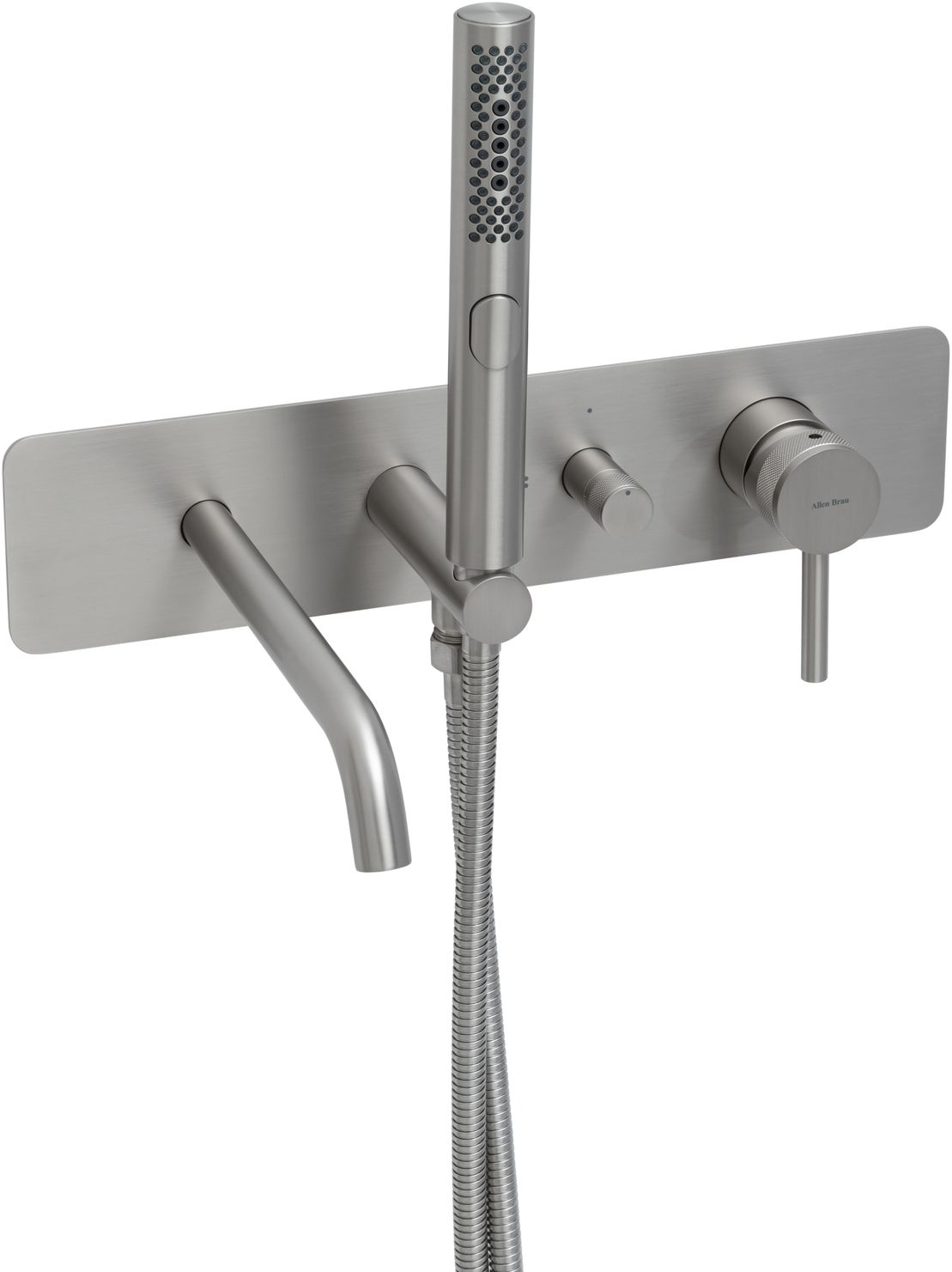 Смеситель для ванны Allen Brau Priority 5.31A06-BN (с внутренней частью) никель браш