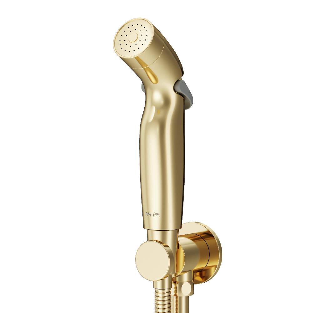 F40H85B99 X-Joy S, гигиенический набор для скрытого монтажа со смесителем для душа, золото