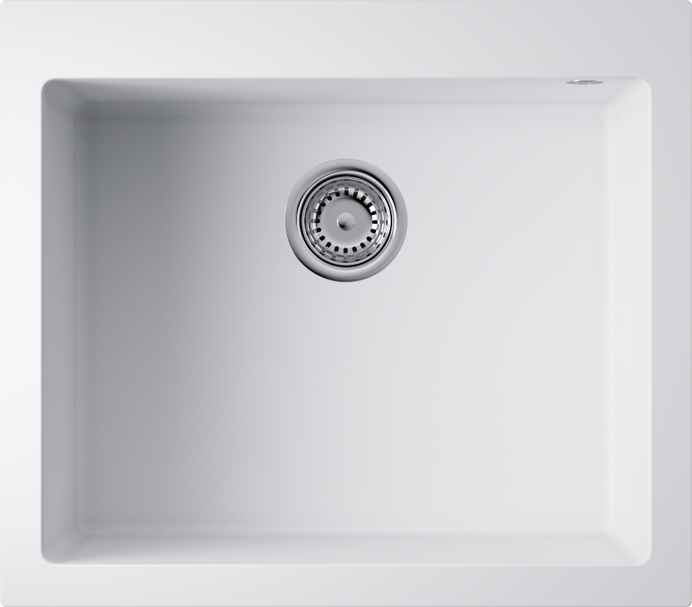 Кухонная мойка omoikiri bosen 57a-wh artceramic/белый 570 x 500 x 200