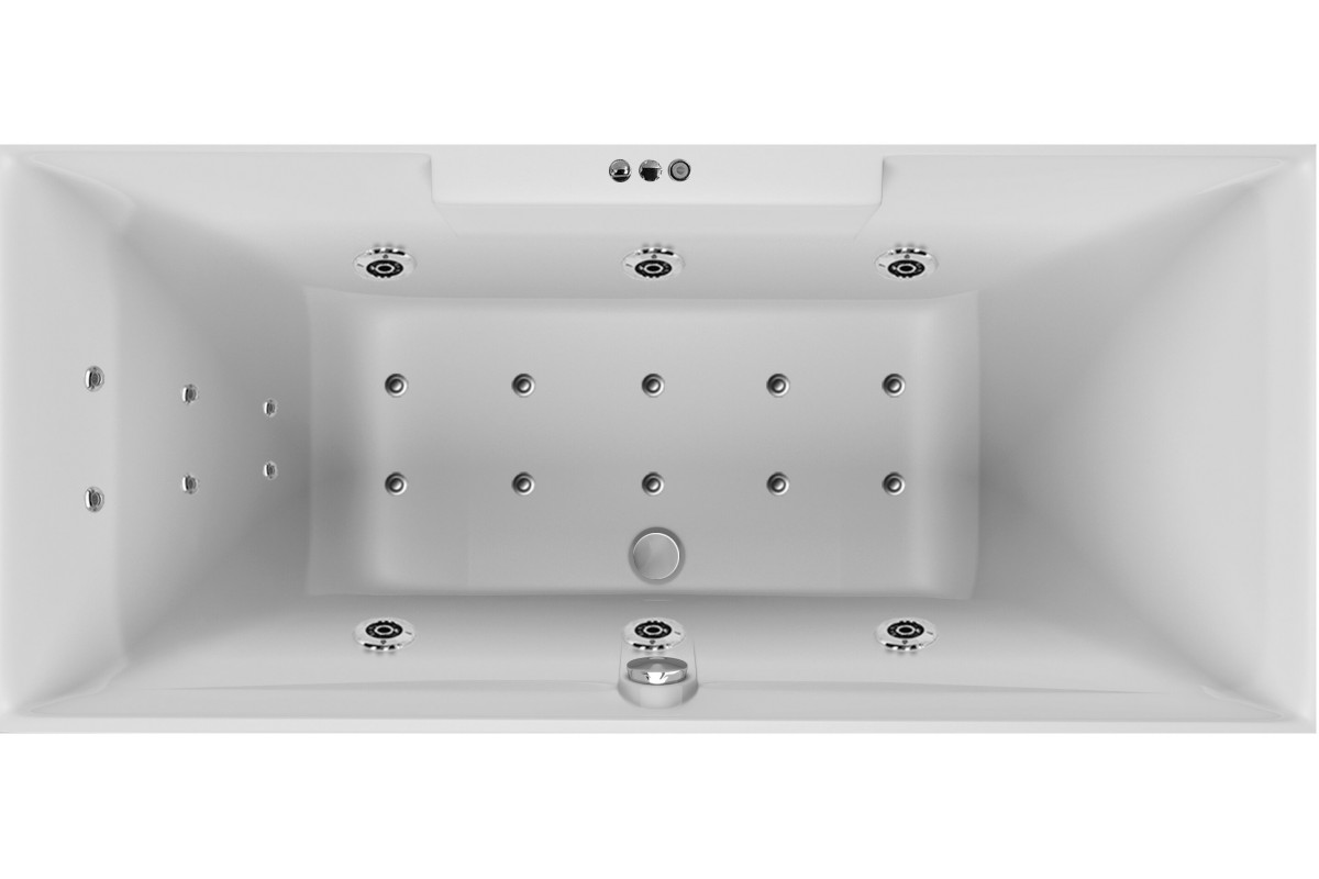 Ванна акриловая Relisan EcoPlus Дунай ППУ Гл000023025, 180x80