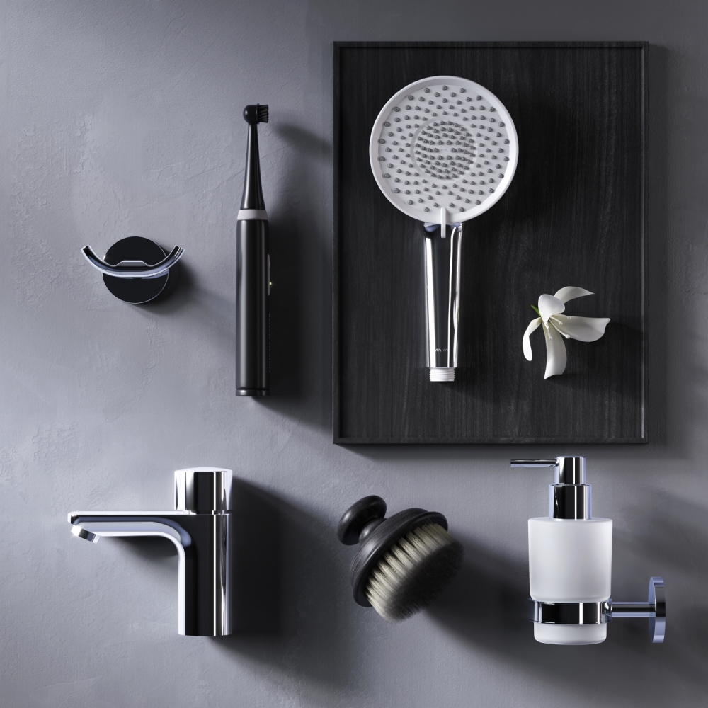 F85A02500_xxx  X-Joy, TouchReel смеситель для умывальника, хром, шт.