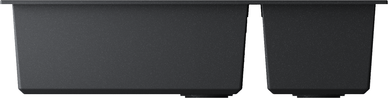 Кухонная мойка omoikiri tedori 86-2-lb-bl tetogranit/черный 860 x 500 x 220