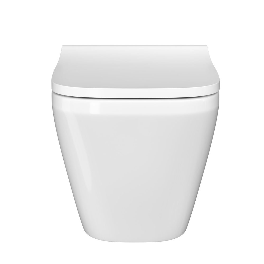 Подвесной унитаз VitrA Integra Square 7082B003-0075 безободковый Rim-ex белый санитарный фарфор антибактериальное покрытие Hygiene