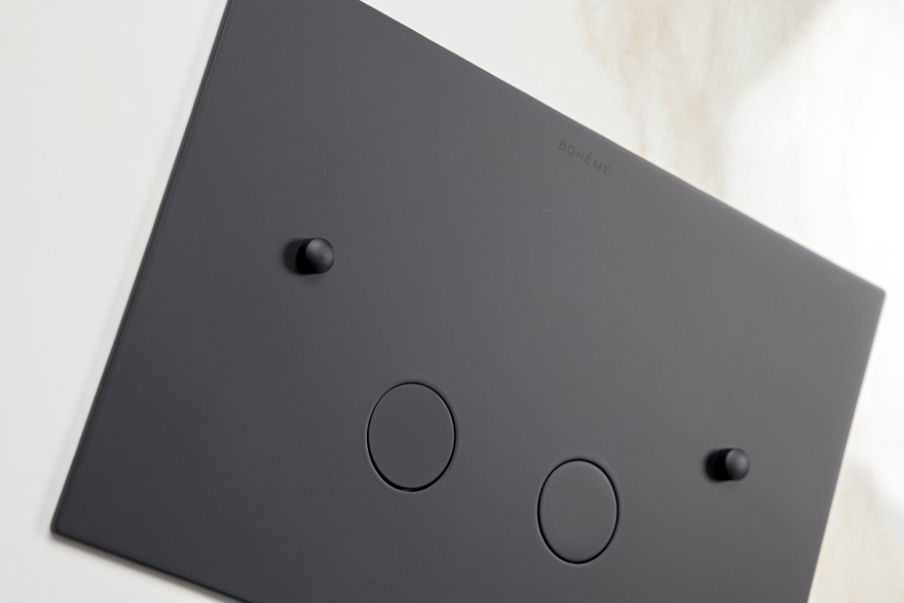 Кнопка для инсталляции geberit 300 латунь black ультраплоская 647-b boheme