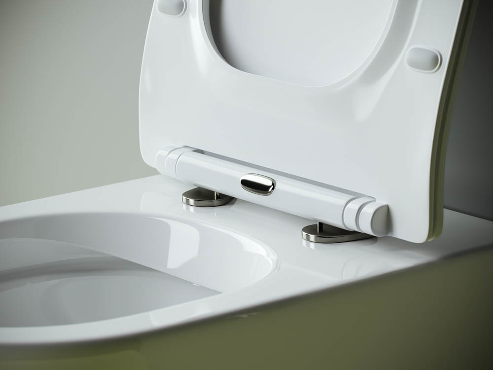 Напольный приставной унитаз Метрополь (Metropol) Безободковый (Rimless) CN4004
