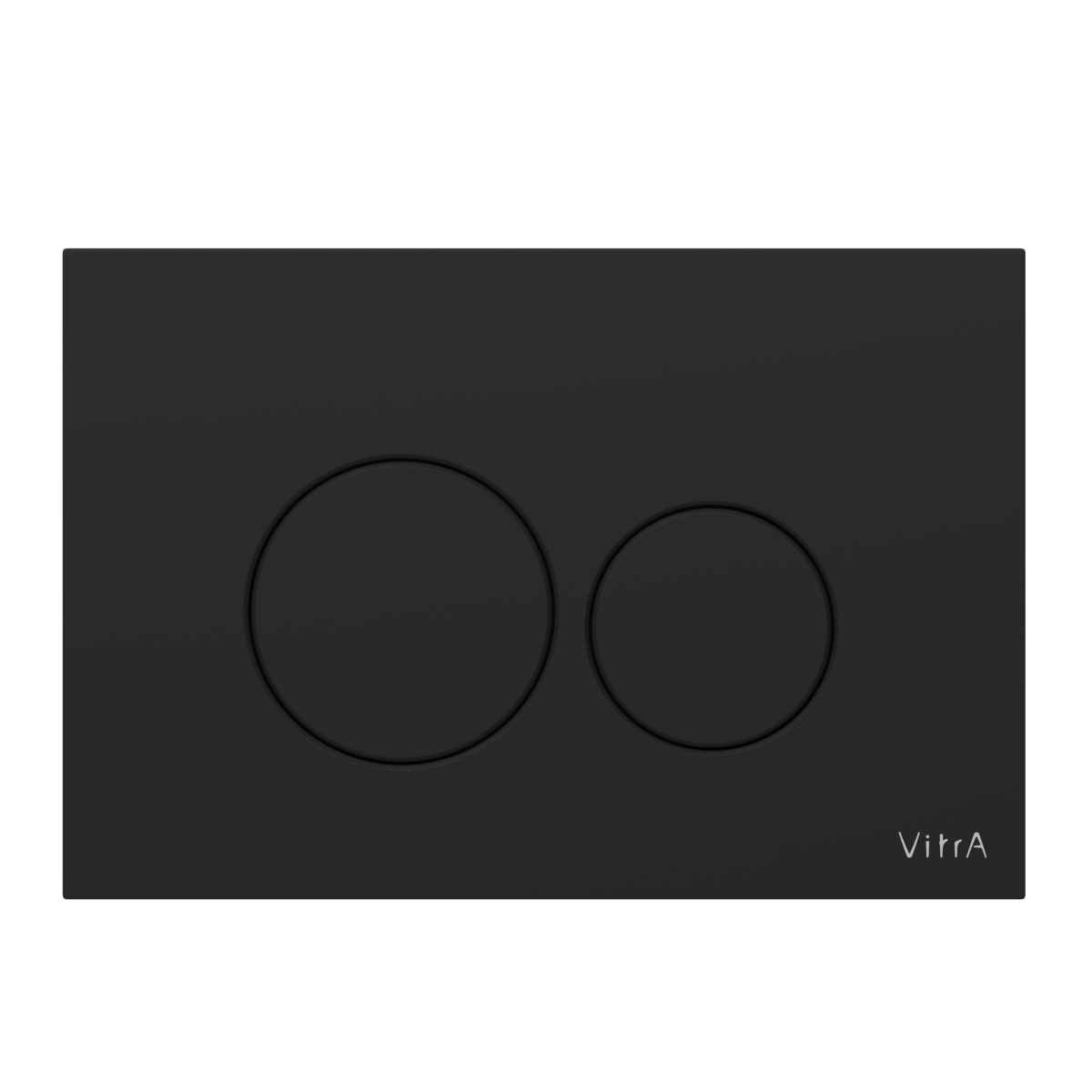 Кнопка смыва для инсталляции VitrA Origin 740-2411 матовая черная двойный смыв