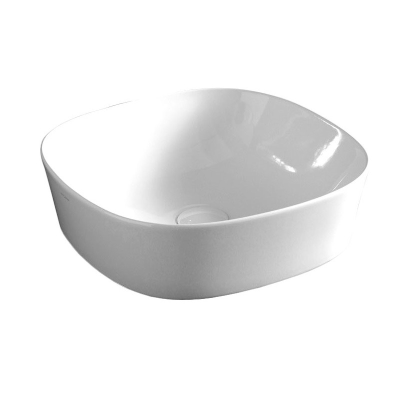 Раковина накладная 125x415x415 белый глянцевый ghost artceram