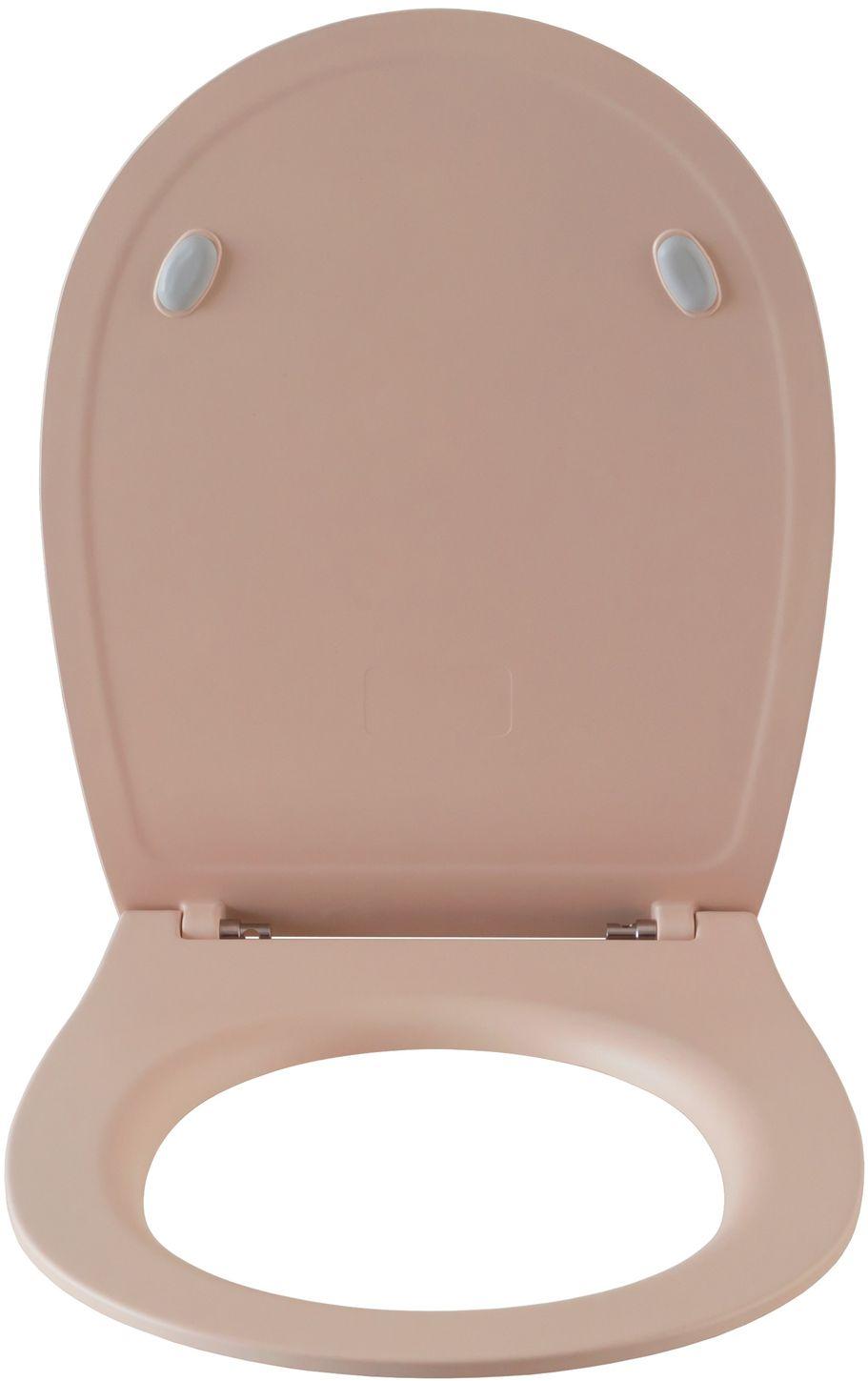 Сиденье для унитаза allen brau fantasy smartfix, soft-close 4.11005.sm розовый