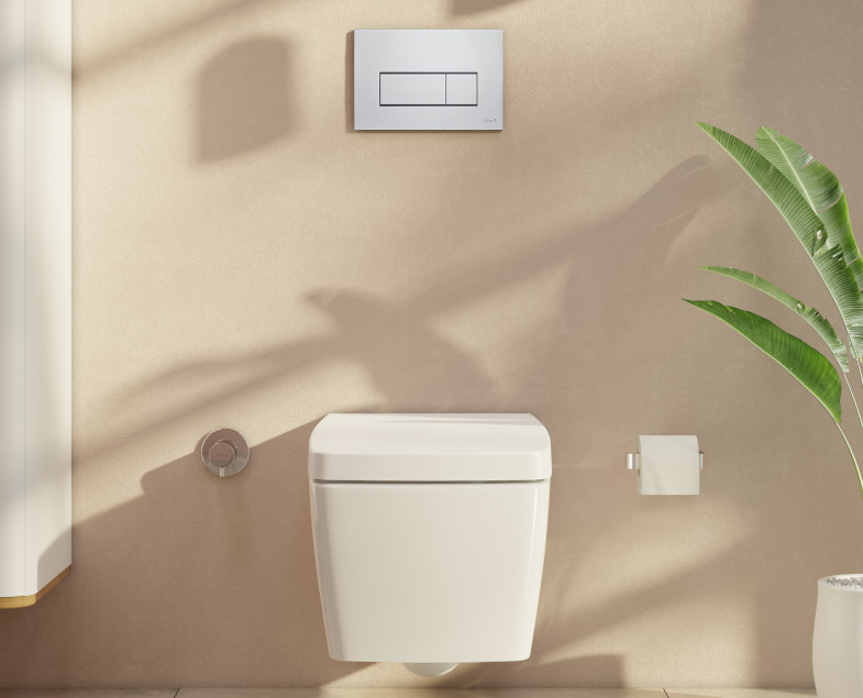 Панель смыва root square, хром