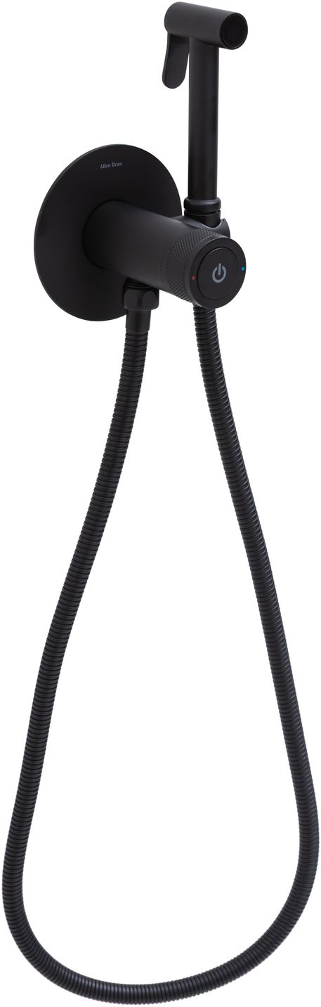 Смеситель с гигиеническим душем Allen Brau Liberty 5.33005-31 (с внутренней частью) черный матовый