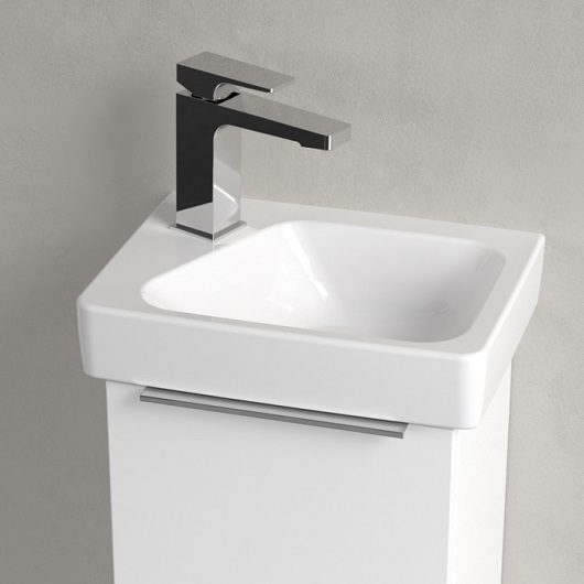 Architectura Раковина компактная, 360 x 260 x 135 mm, Альпийский белый, без перелива отверстие для смесителя слева