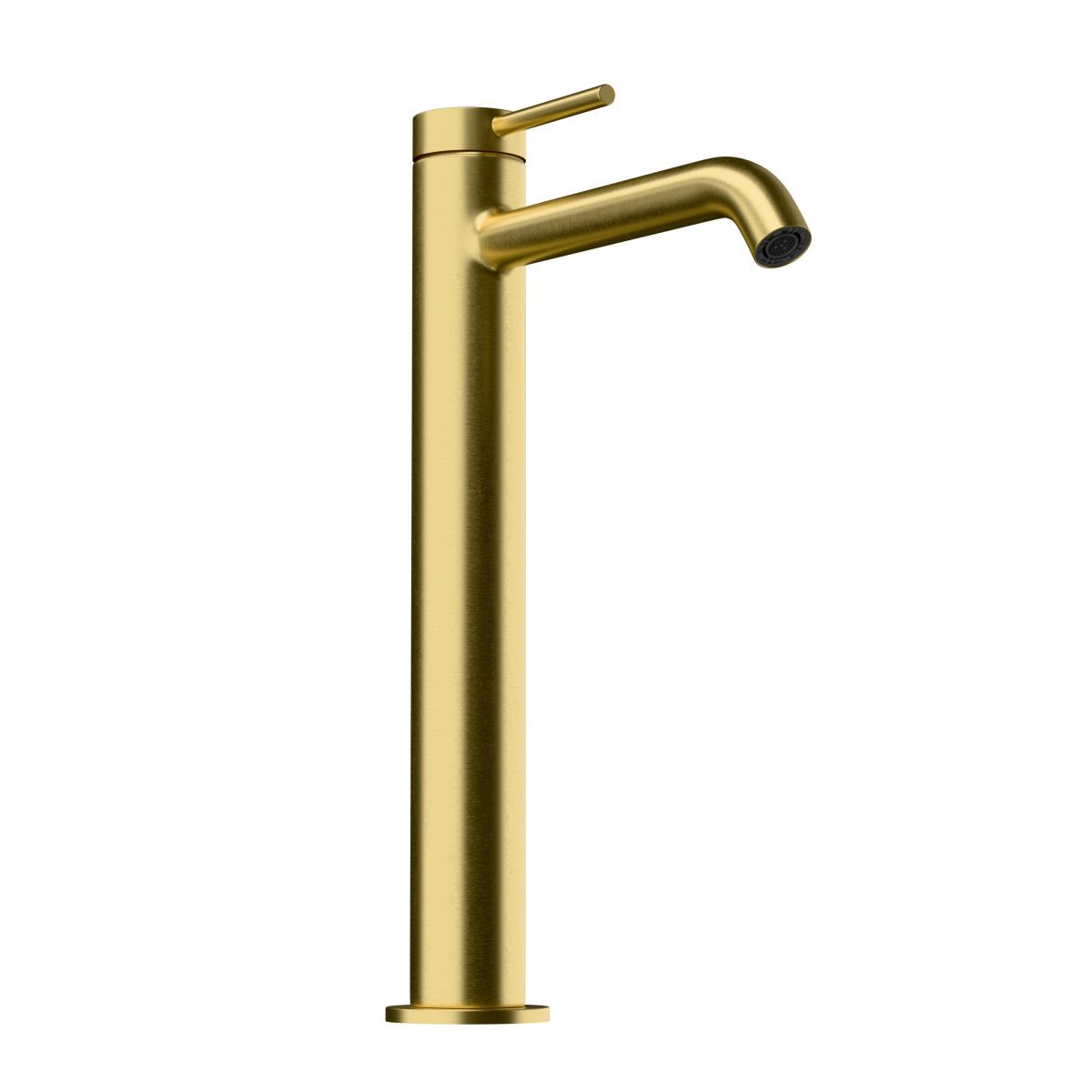 Смеситель для раковины-чаши VitrA Minimax Round A4353425EXP однорычажный брашированное золото латунь