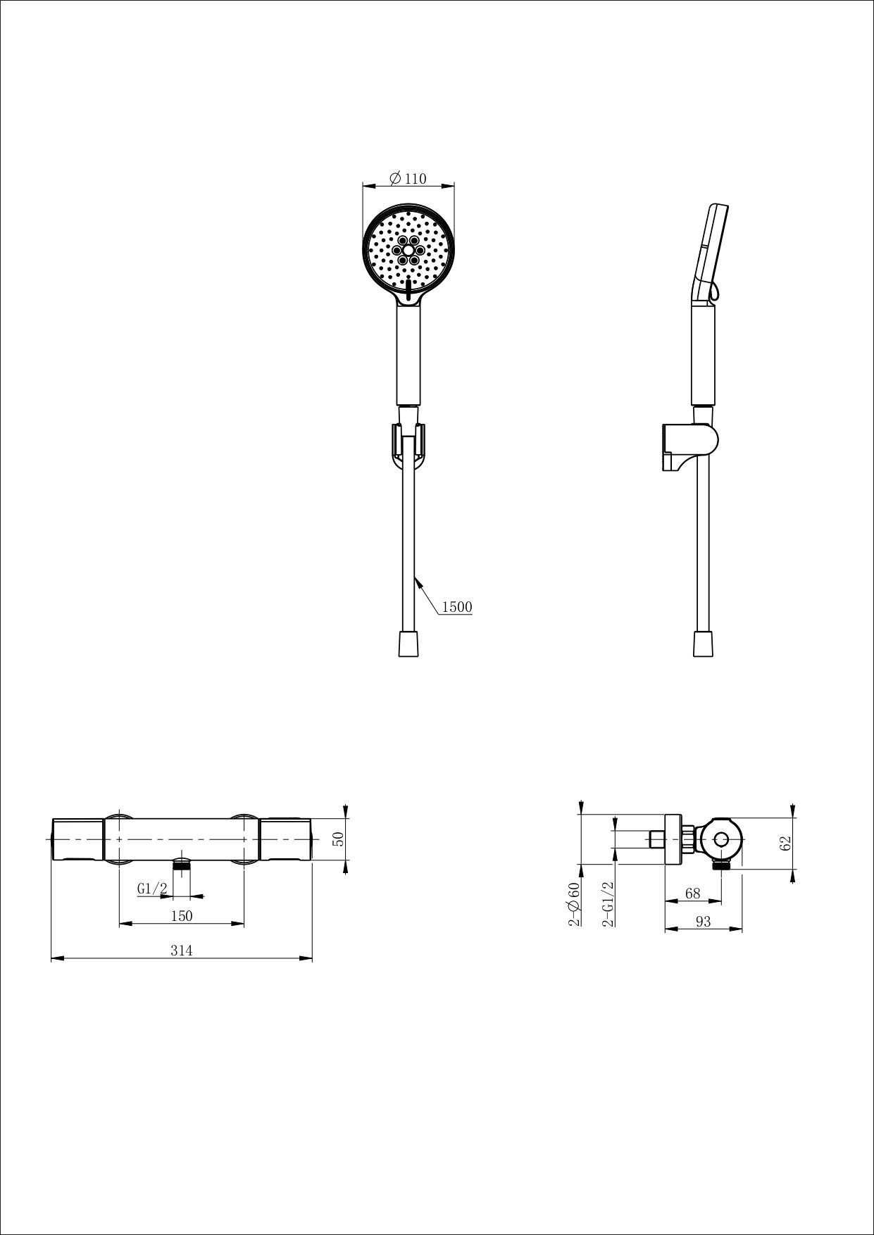 Смеситель для душа с термостатом wonzon & woghand inn 2, брашированное золото (ww-a2006-a-bg) Смеситель для душа с термостатом wonzon & woghand inn 2, брашированное золото (ww-a2006-a-bg)
