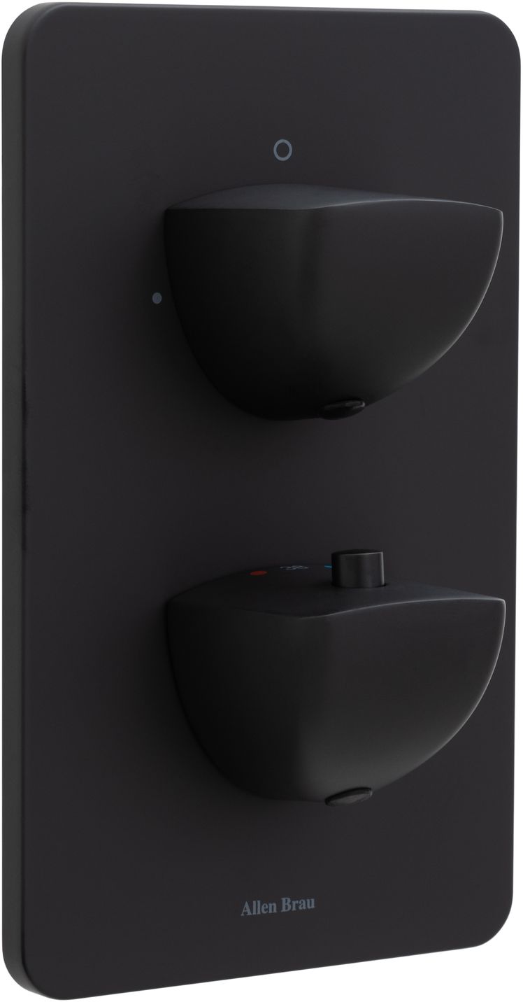 Смеситель для ванны Allen Brau Infinity 5.21216-31 (с внутренней частью, 2 выхода) черный матовый