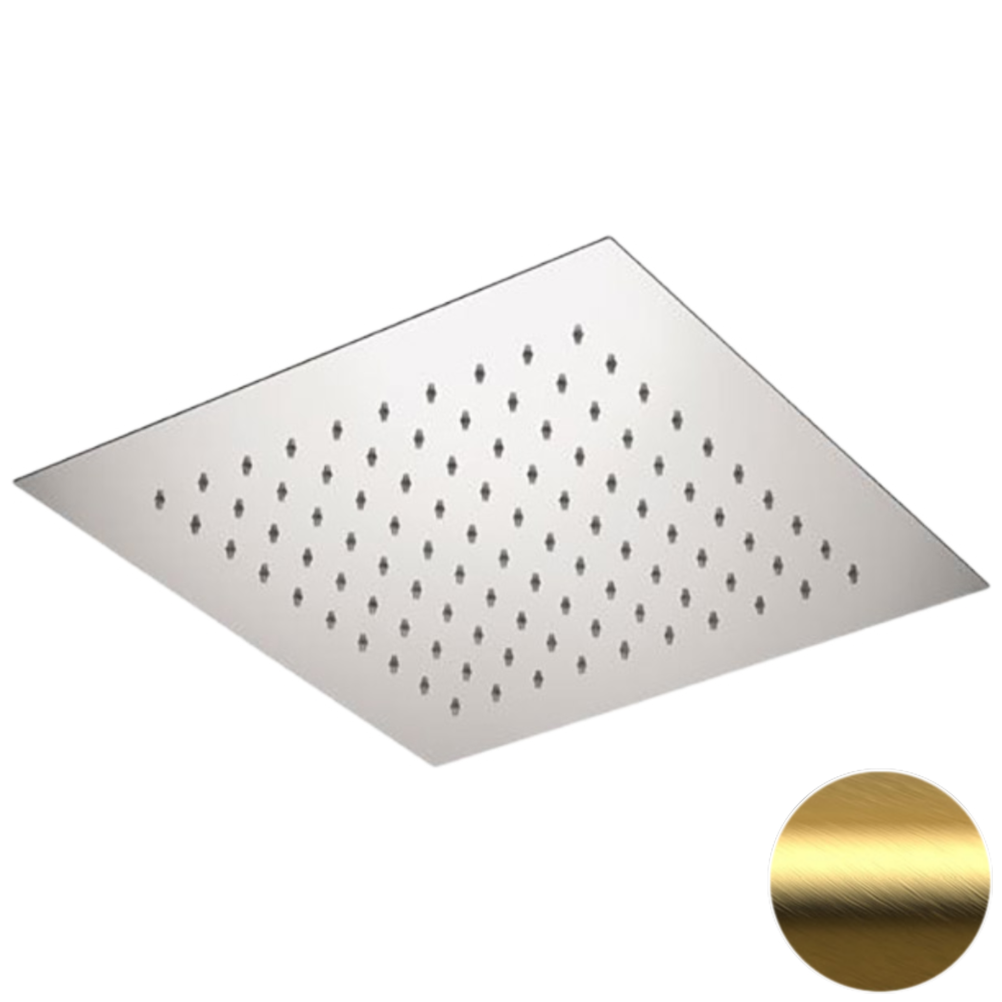 Верхний душ потолочный 44 см remer 357efs44bg, золото брашированное Верхний душ потолочный 44 см remer 357efs44bg, золото брашированное