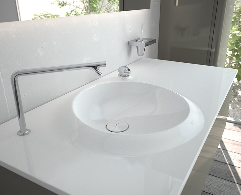 Встроенный смеситель для раковины istanbul с двумя отвертиями, хром