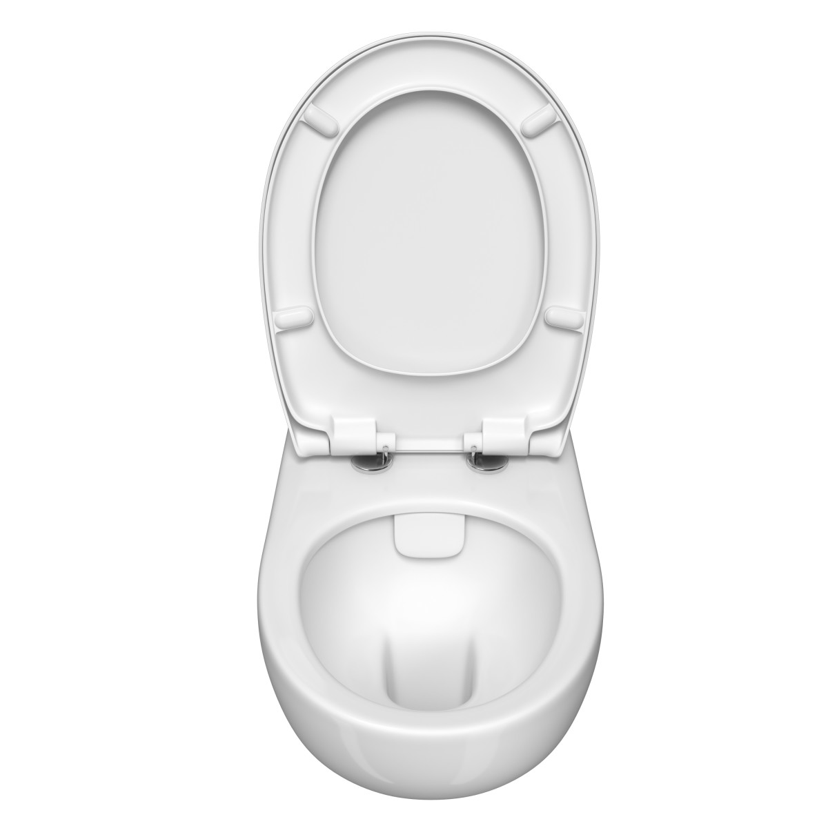 Подвесной унитаз VitrA Conforma 5810B003-6234 безободковый с сиденьем микролифт дюропласт белый глянец санитарный фарфор антибактериальное покрытие Hygiene