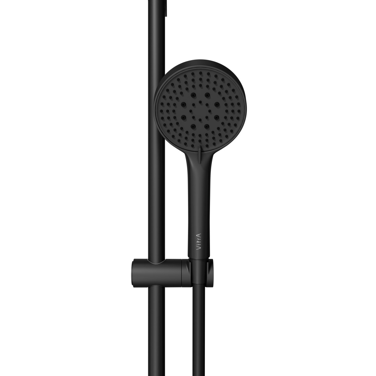 Душевая стойка VitrA Base Round A4590836EXP с ручным душем без смесителя матовая черная