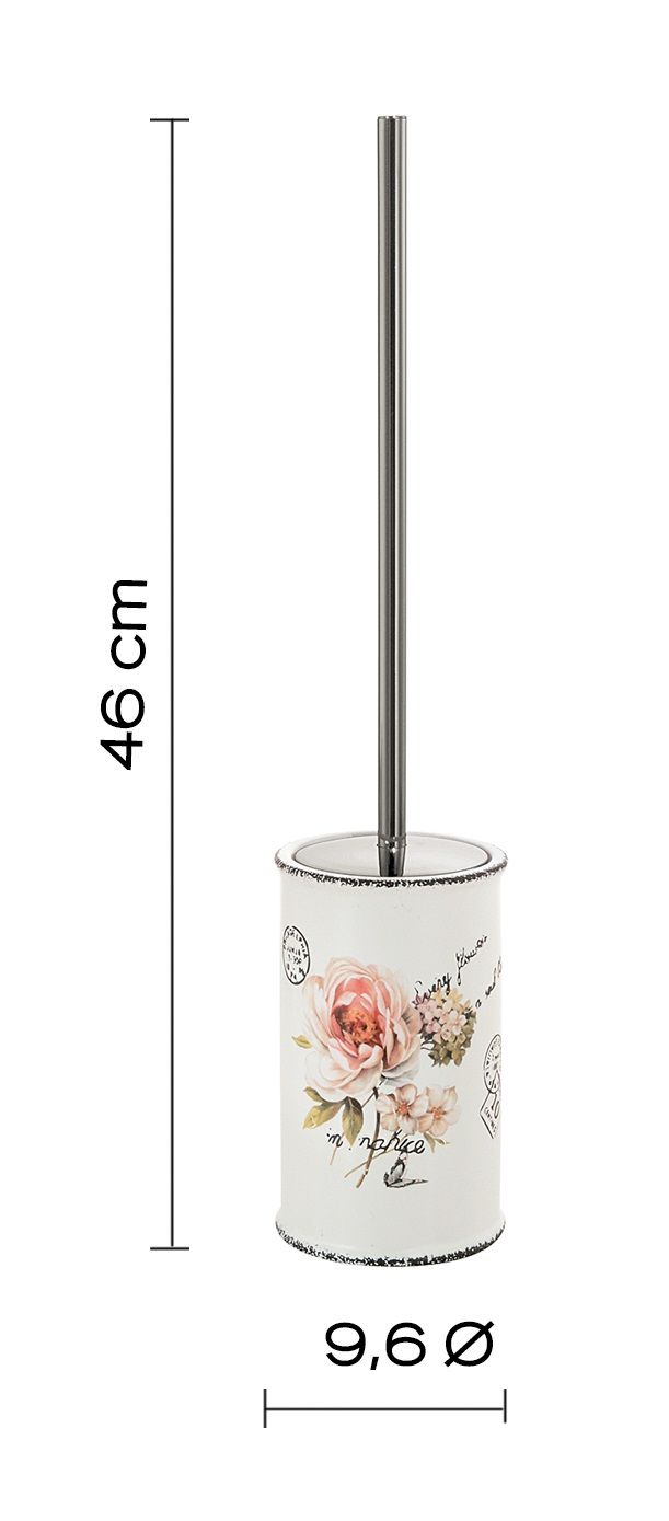 Ершик настольный clothilde белый глянцевый gedy