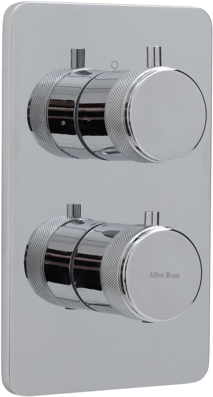 Душевой комплект allen brau priority 5.31013-00 (с внутренней частью, 2 выхода) хром