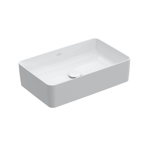 Раковина накладная collaro ceramicplus 560x360 белый глянцевый villeroy&boch