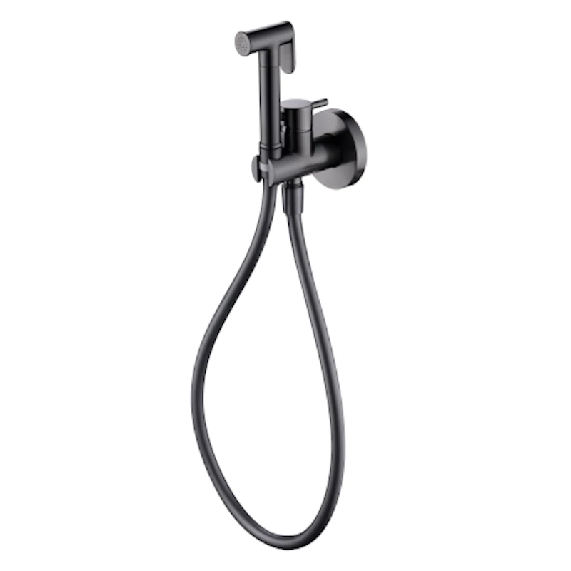 Гигиенический душ со смесителем и скрытой частью imex munich rdm001/bgm black gun metal pvd