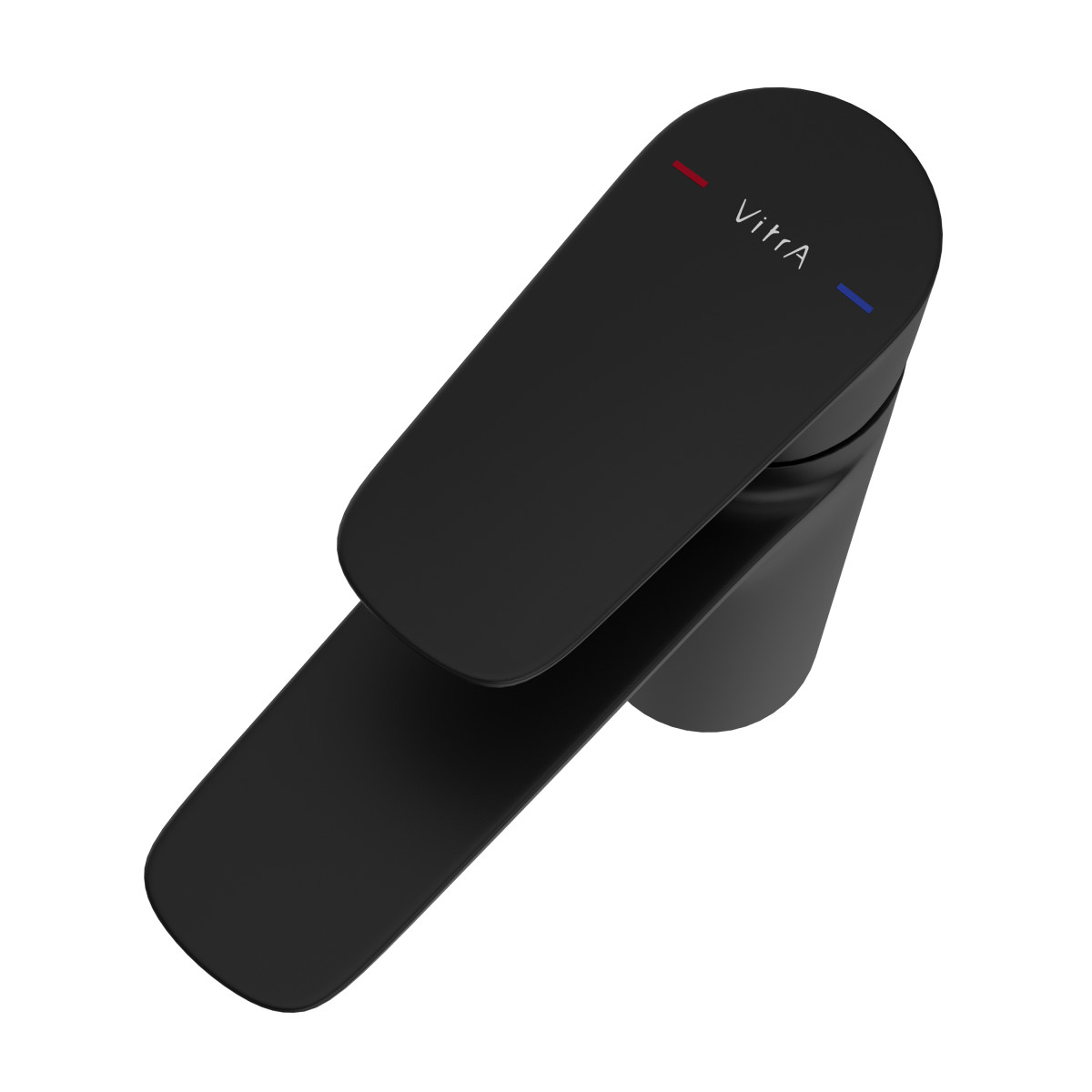 Смеситель для раковины VitrA Flow Soft A4300936EXP однорычажный матовый черный латунь