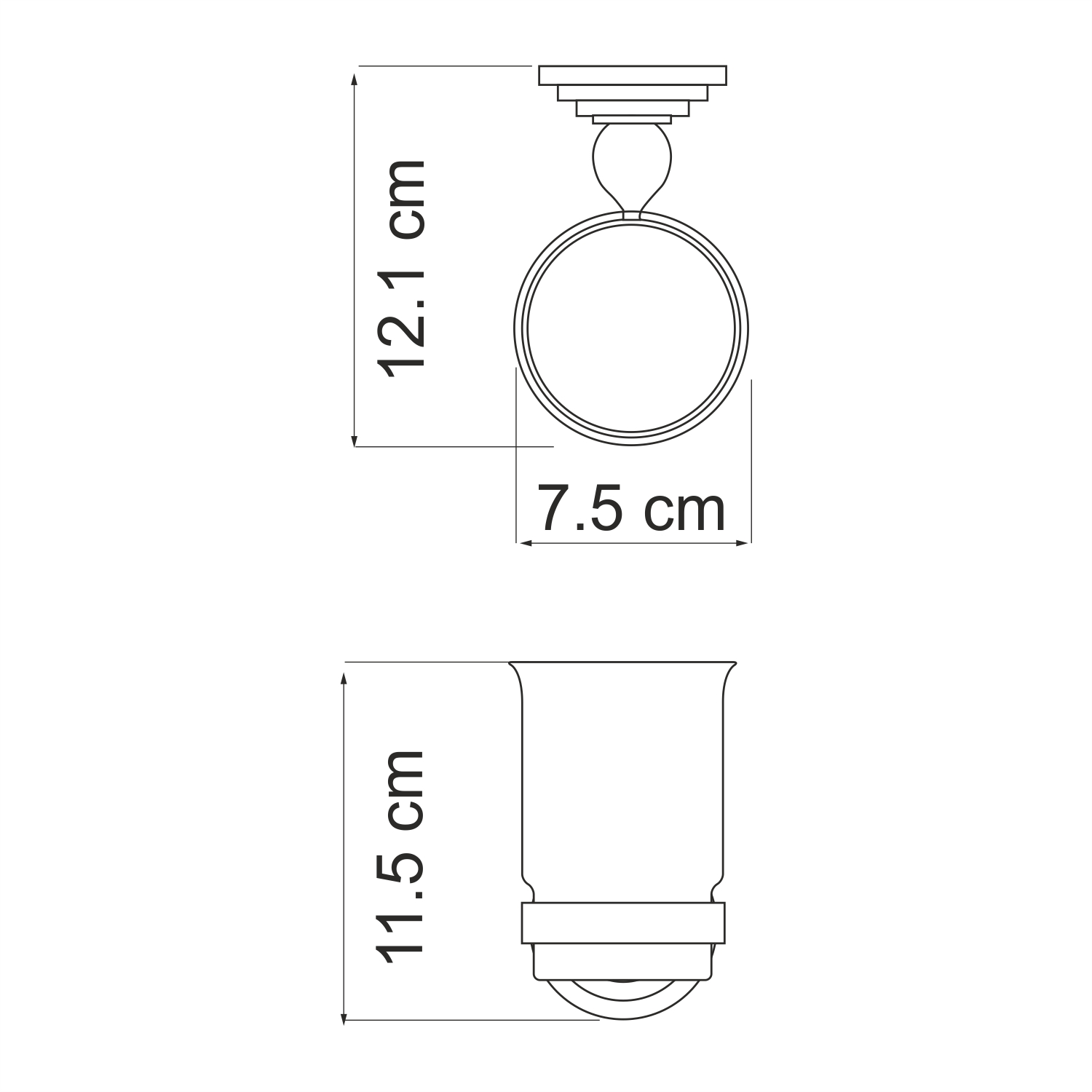 Ammer k-7028 подстаканник одинарный