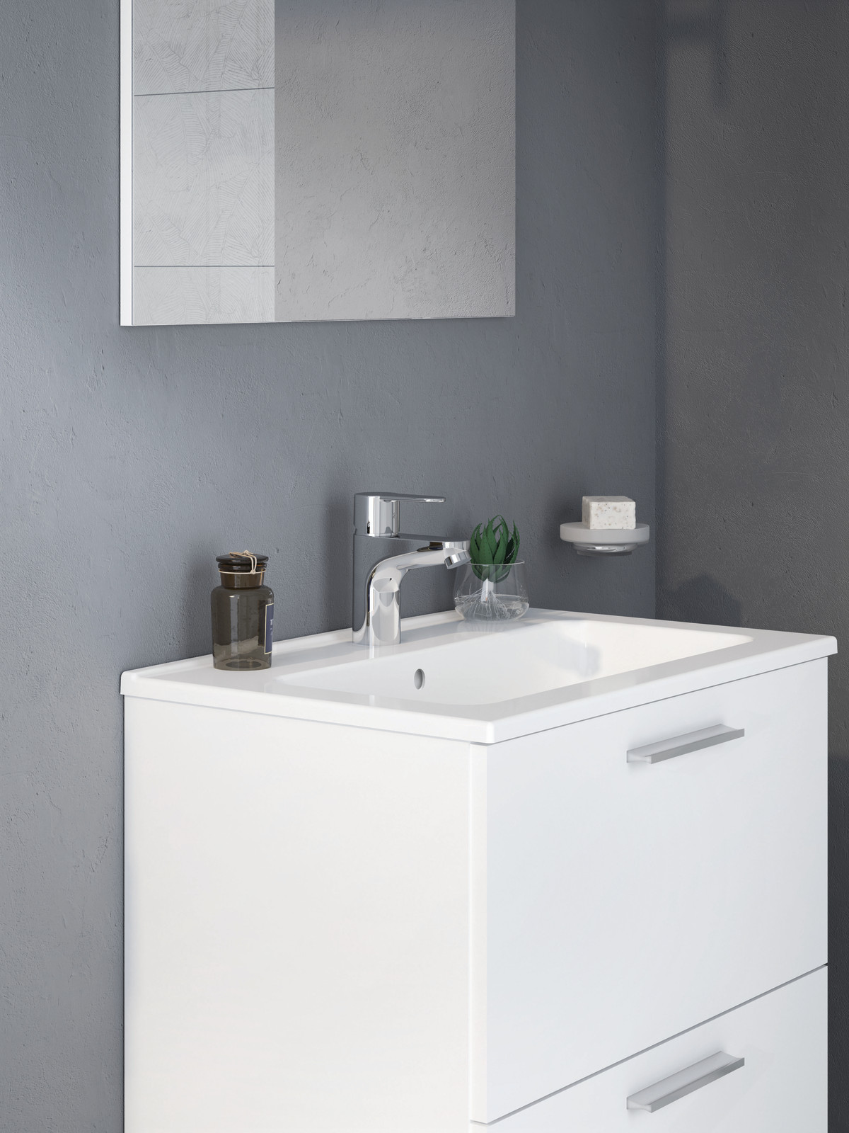 Смеситель для раковины VitrA Solid S A42440EXP однорычажный хром латунь