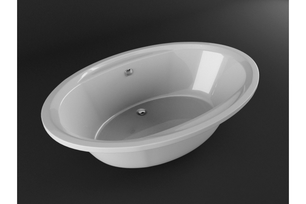 Ванна акриловая встраиваемая Vayer Opal Гл000006826, 180x120