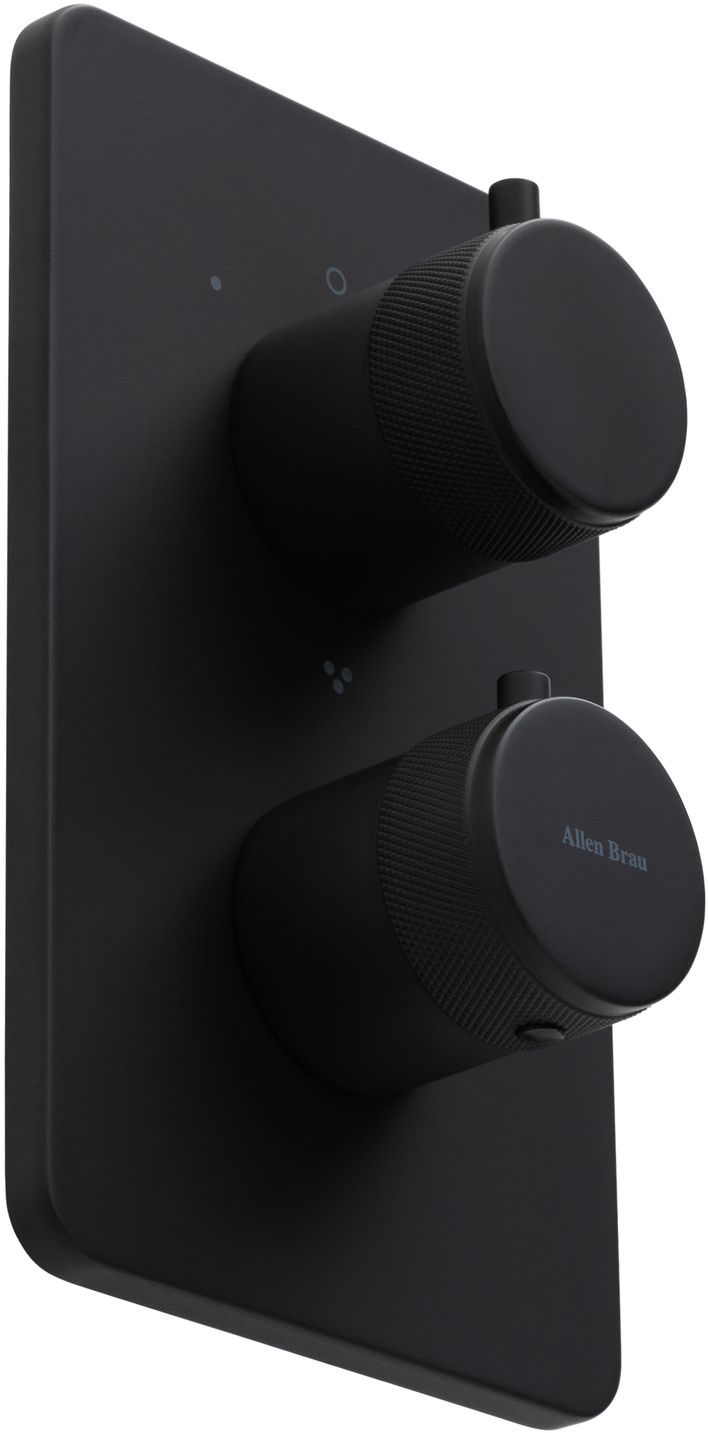 Смеситель для ванны Allen Brau Priority 5.31314-31 (с внутренней частью, 3 выхода) черный матовый