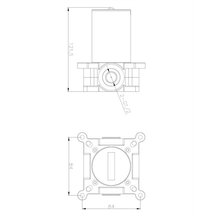 Встраиваемая часть whitecross sysybi2